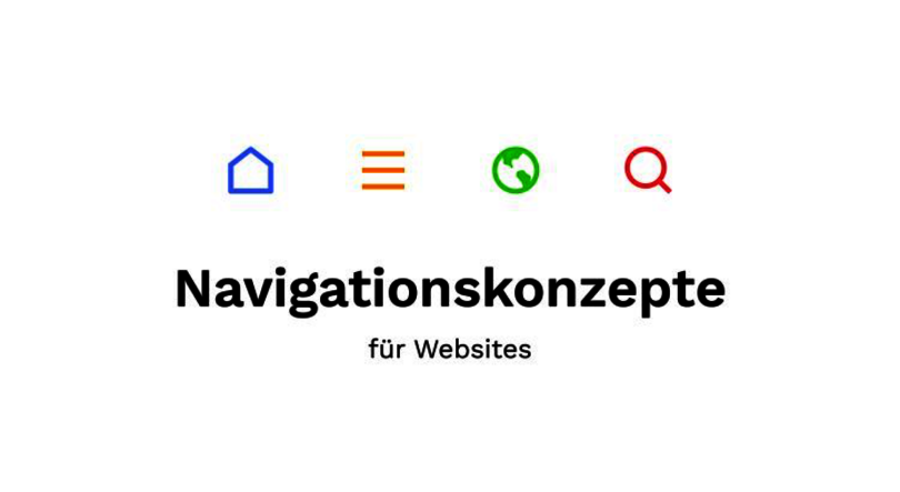 Navigation – welche Form ist für meine Website geeignet?